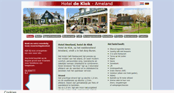 Desktop Screenshot of hoteldeklok.nl