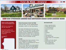 Tablet Screenshot of hoteldeklok.nl